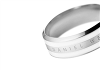 Anello Daniel Wellington Donna CLASSIC RING SATIN WHITE in Acciaio DW00400049 - DW00400049